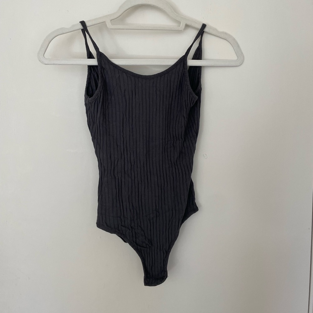 Gray Body Suit
